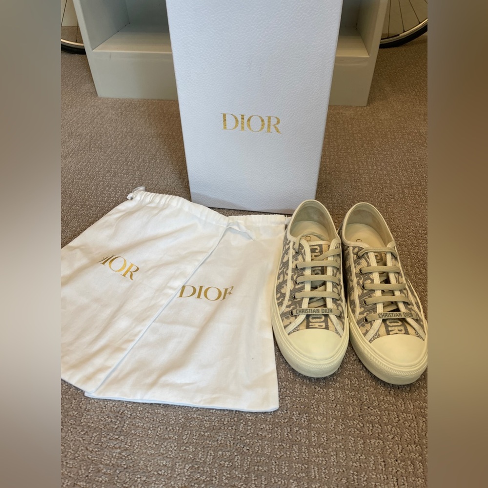 WALK'N'DIOR SNEAKER Dior Oblique Embroidered Cotton